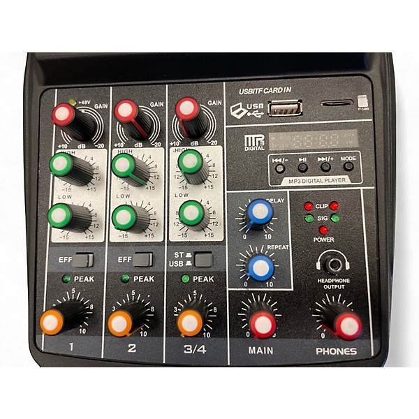 Used Muslady 4 channel mixing console Powered Mixer