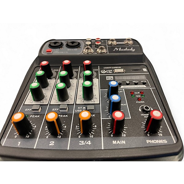 Used Muslady 4 channel mixing console Powered Mixer
