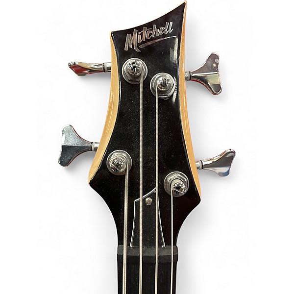 Used Mitchell MB100PB Ice Blue Metallic Electric Bass Guitar