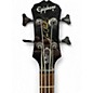 Used Epiphone Les Paul Special 4-String Trans Black Electric Bass Guitar