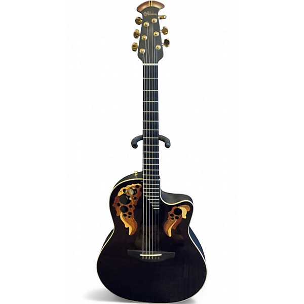 Used 1998 Adamas Adamas II 1587 Black Acoustic Electric Guitar