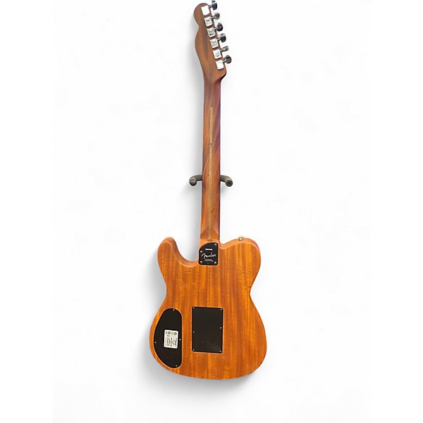 Used Fender Acoustasonic Player Telecaster Wood Grain Acoustic Electric Guitar