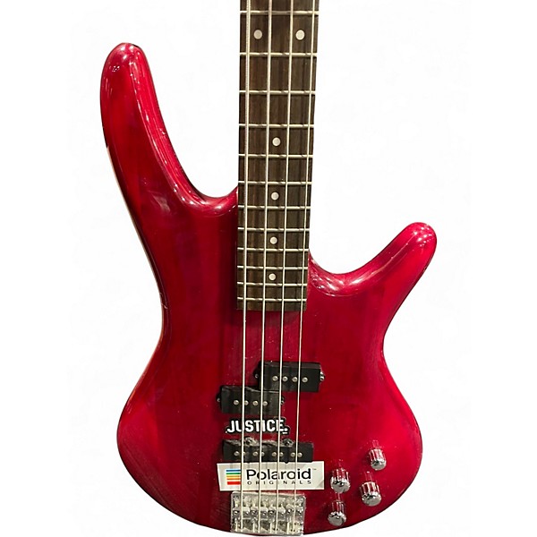 Used Ibanez Gio Soundgear Red Electric Bass Guitar