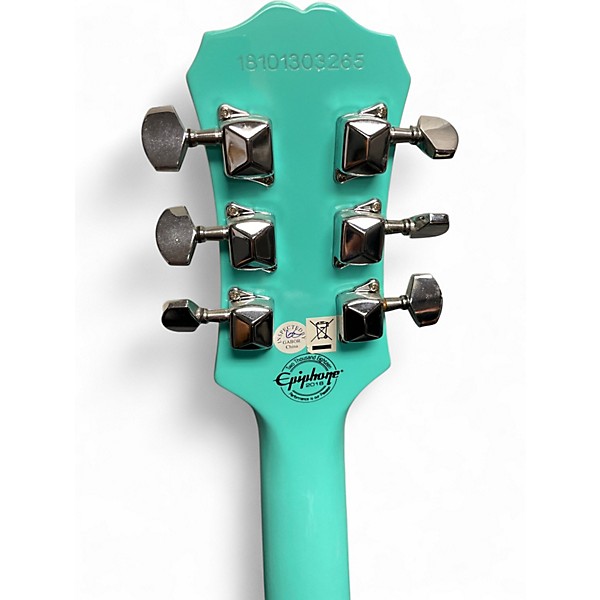 Used Epiphone Les Paul SL Turquoise Solid Body Electric Guitar