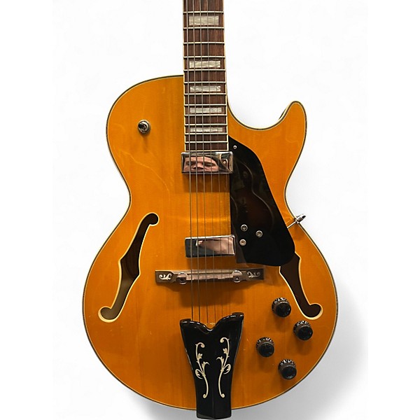Used Ibanez GB10EM Antique Amber Hollow Body Electric Guitar
