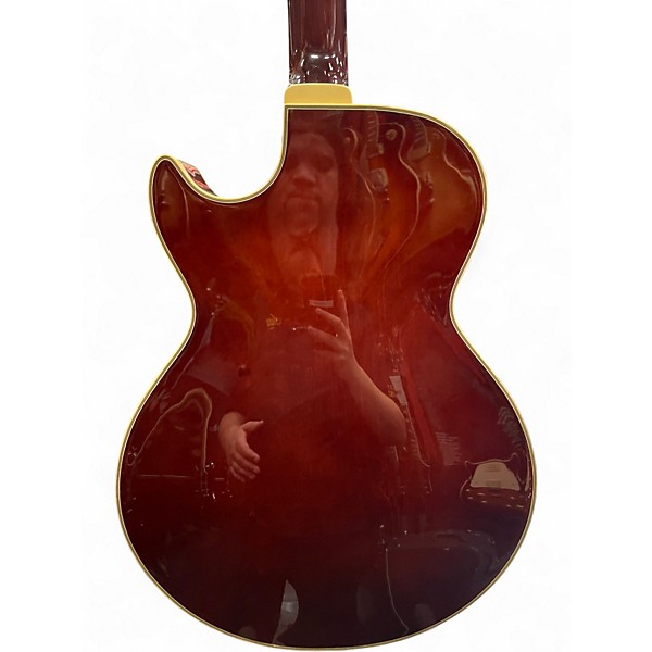 Used Ibanez GB10EM Antique Amber Hollow Body Electric Guitar