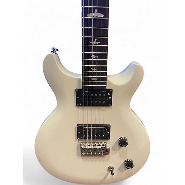 Used PRS SE Santana White Solid Body Electric Guitar
