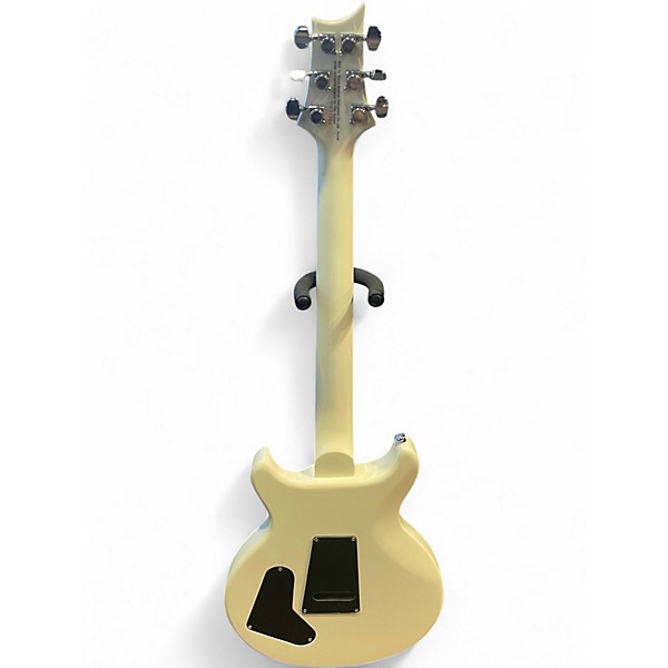 Used PRS SE Santana White Solid Body Electric Guitar