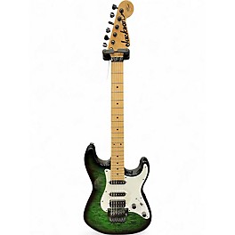 Used Jackson Jackson X Series Signature Adrian Smith SDXQ TRANSPARENT GREEN Solid Body Electric Guitar