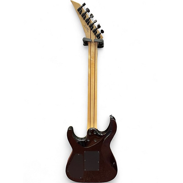 Used Jackson Pro Plus Series Dinky DKAQ TRANSPARENT PURPLE Solid Body Electric Guitar