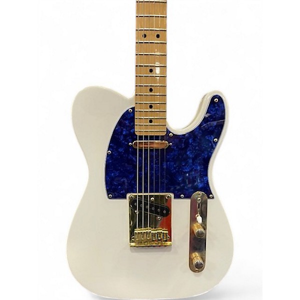 Used Fender Player Telecaster White Solid Body Electric Guitar