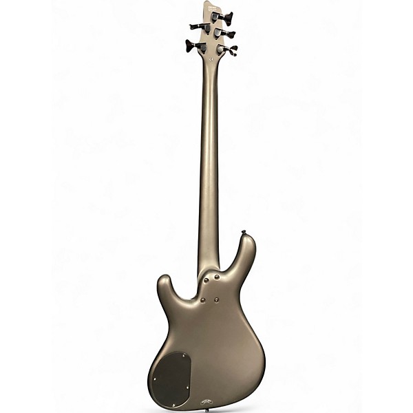 Used Ibanez ERGODYNE Silver Electric Bass Guitar