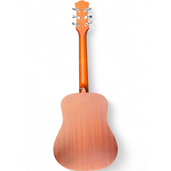 Used Luna Safari Tattoo 3/4 Size Mahogany Acoustic Guitar