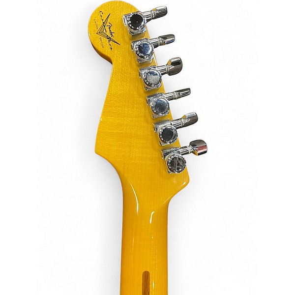 Used Fender CUSTOM SHOP Custom Deluxe Stratocaster Sherwood Green Metallic Solid Body Electric Guitar