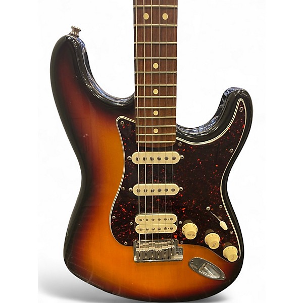 Used Fender American Standard Stratocaster 3 Color Sunburst Solid Body Electric Guitar