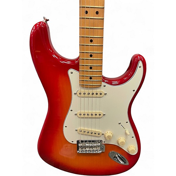 Used Fender Player II Stratocaster Aged Cherry Burst Solid Body Electric Guitar