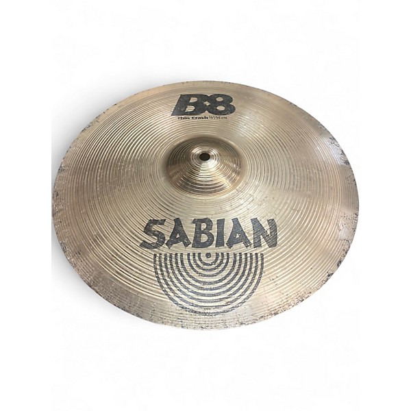Used SABIAN 15in B8 Thin Crash Cymbal