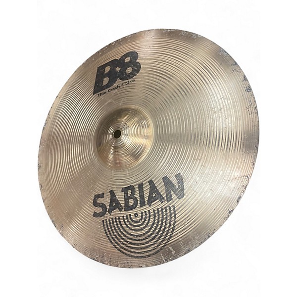Used SABIAN 15in B8 Thin Crash Cymbal