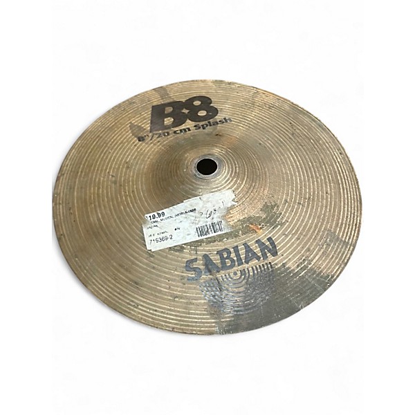 Used SABIAN 8in B8 Splash Cymbal