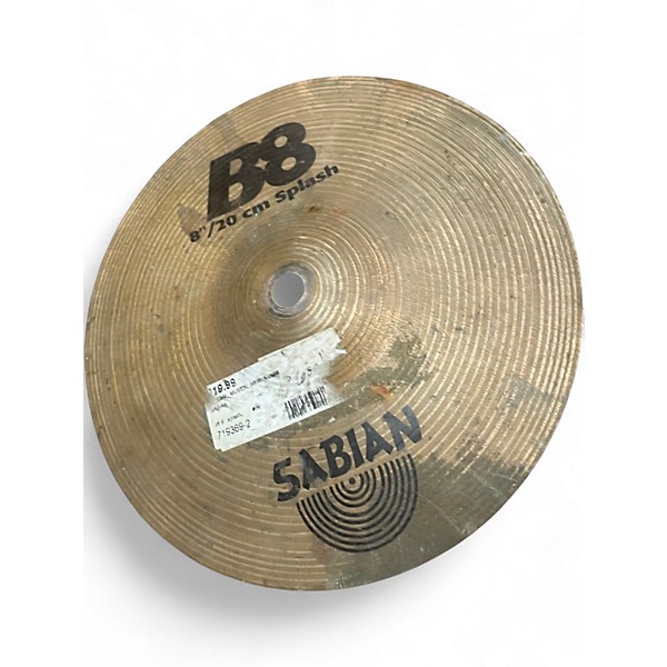 Used SABIAN 8in B8 Splash Cymbal