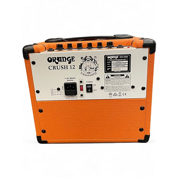 Used Orange Amplifiers Crush 12 Guitar Combo Amp