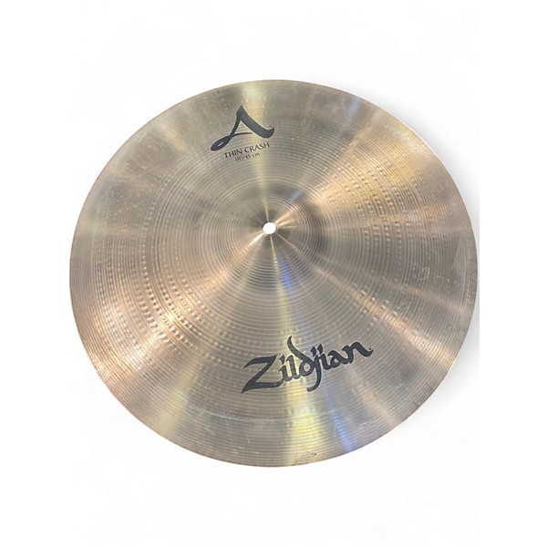 Used Zildjian 18in A thin crash Cymbal