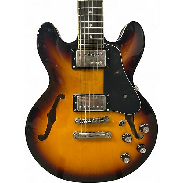 Used Epiphone ES339 PRO Sunburst Solid Body Electric Guitar