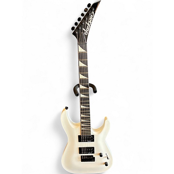 Used Jackson JS22 Dinky Snow White Solid Body Electric Guitar