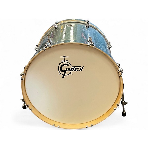 Used Gretsch Drums 5 Piece Energy BLUE SPARKLE Drum Kit