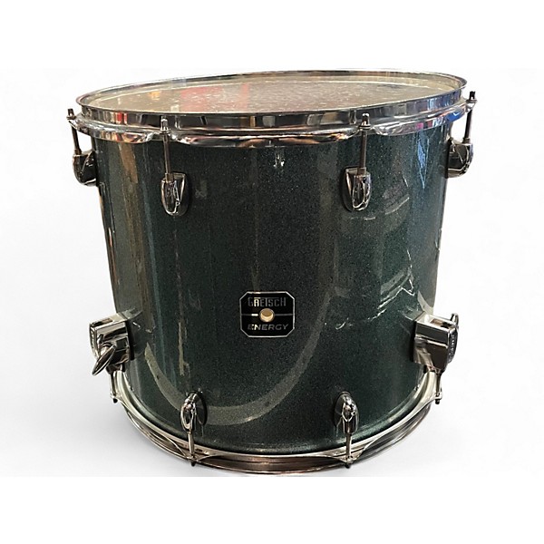 Used Gretsch Drums 5 Piece Energy BLUE SPARKLE Drum Kit