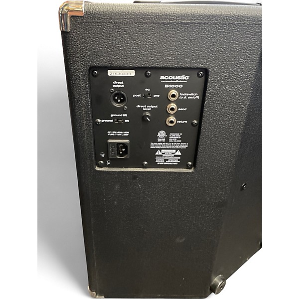Used Acoustic B100C 100W 1x12 Bass Combo Amp