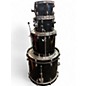Used Yamaha 4 Piece Stage Custom Black Drum Kit thumbnail
