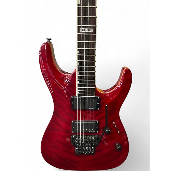 Used ESP LTD MH301 Red Solid Body Electric Guitar