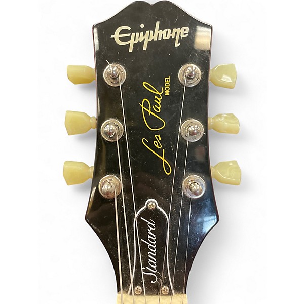 Used Epiphone Les Paul Standard 3 Tone Sunburst Solid Body Electric Guitar