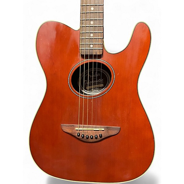 Used Squier Telecoustic Mahogany Acoustic Electric Guitar