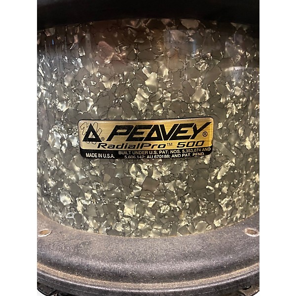 Used Peavey 4 Piece Radial Pro 500 Silver Sparkle Drum Kit