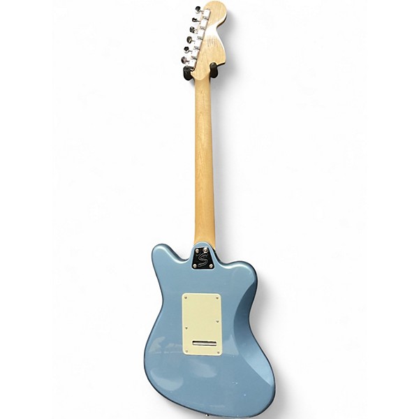 Used Squier Paranormal SuperSonic Ice Blue Metallic Solid Body Electric Guitar