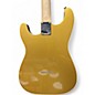 Used Squier Paranormal Custom Nashville Stratocaster Metallic Gold Solid Body Electric Guitar
