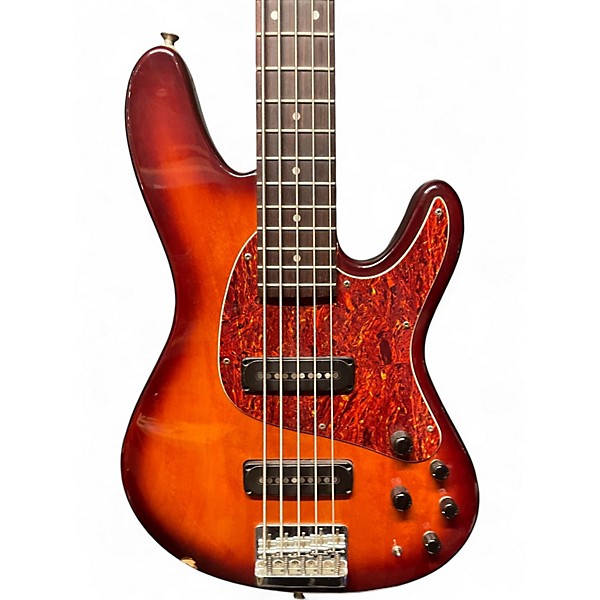 Used Ibanez TR505 Expressionist 3 Color Sunburst Electric Bass Guitar