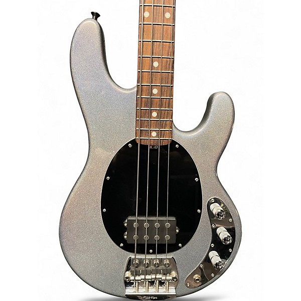 Used 2013 Ernie Ball Music Man Stingray Classic 4 String Mayan Silver Electric Bass Guitar