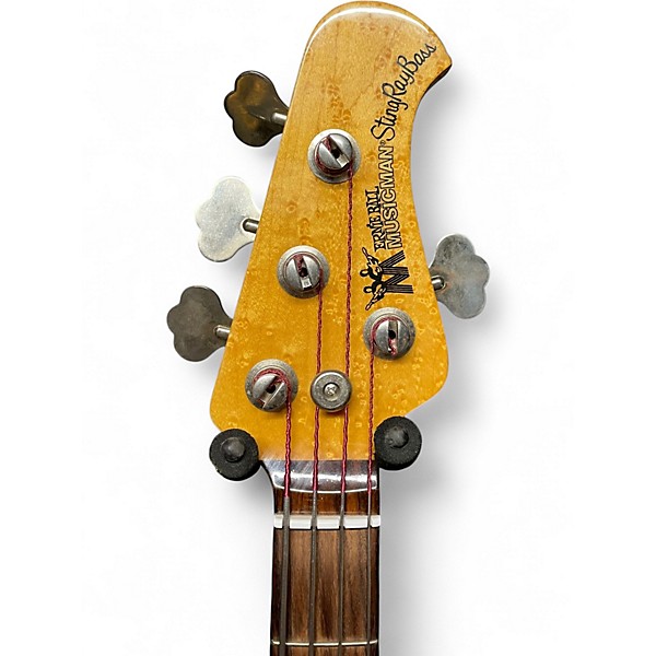 Used 2013 Ernie Ball Music Man Stingray Classic 4 String Mayan Silver Electric Bass Guitar