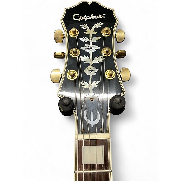 Used Epiphone Zephyr Blues Deluxe Vintage Sunburst Hollow Body Electric Guitar
