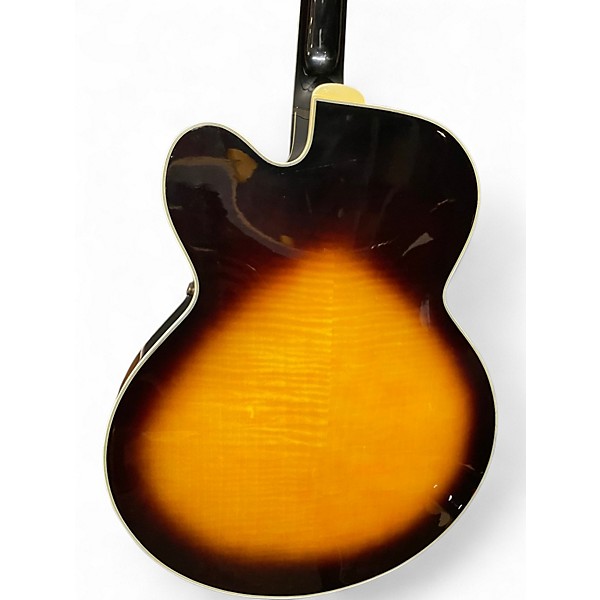 Used Epiphone Zephyr Blues Deluxe Vintage Sunburst Hollow Body Electric Guitar