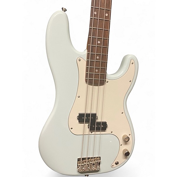Used 2021 Squier Classic Vibe 1960S Precision Bass Surf Green Electric Bass Guitar