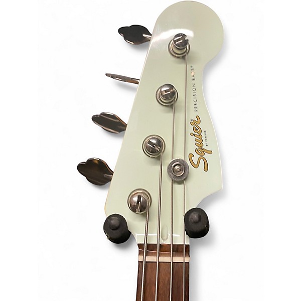 Used 2021 Squier Classic Vibe 1960S Precision Bass Surf Green Electric Bass Guitar