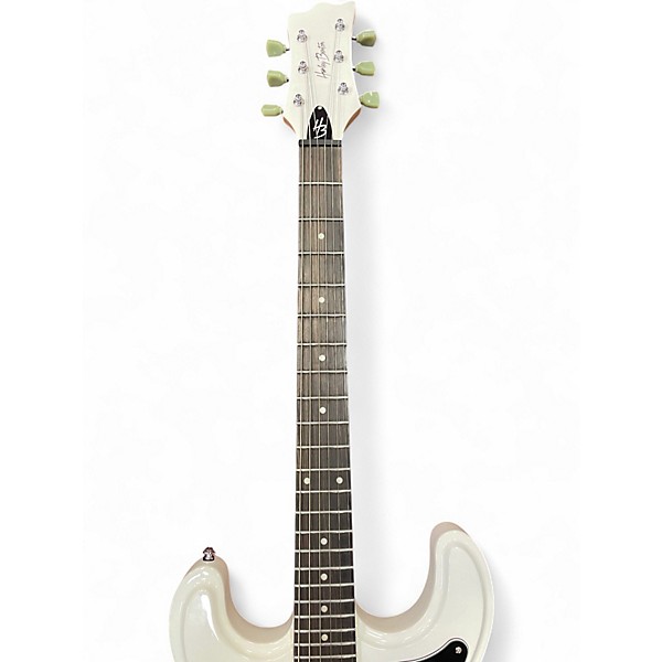 Used Harley Benton MR Modern Alpine White Solid Body Electric Guitar