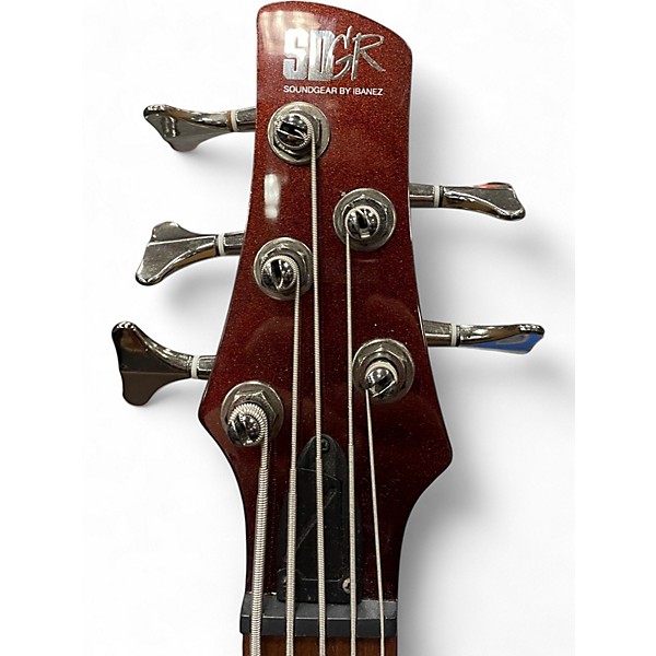 Used Ibanez SR305 5 String Burgundy Mist Electric Bass Guitar