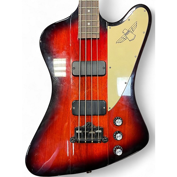 Used Epiphone Firebird Vintage Sunburst Electric Bass Guitar