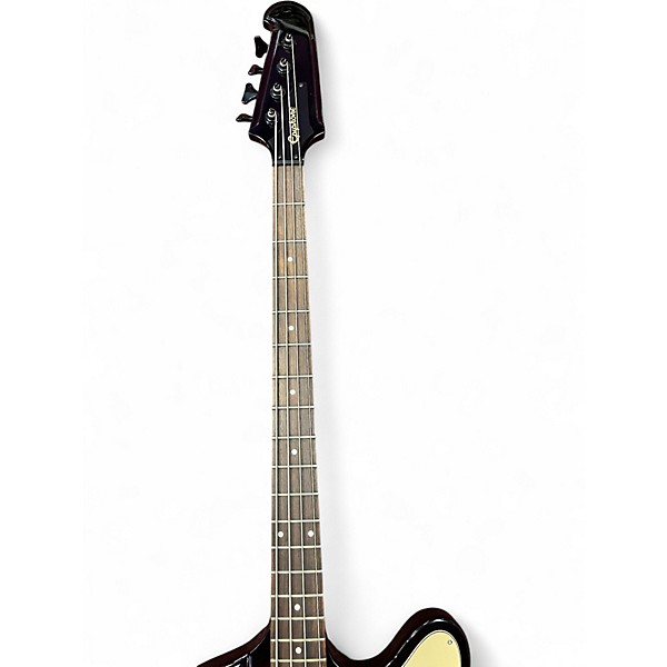Used Epiphone Firebird Vintage Sunburst Electric Bass Guitar