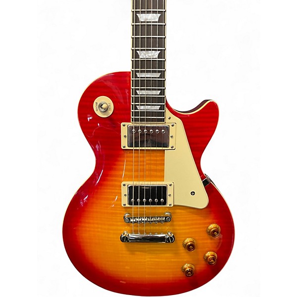 Used Epiphone Les Paul Standard Pro Cherry Sunburst Solid Body Electric Guitar